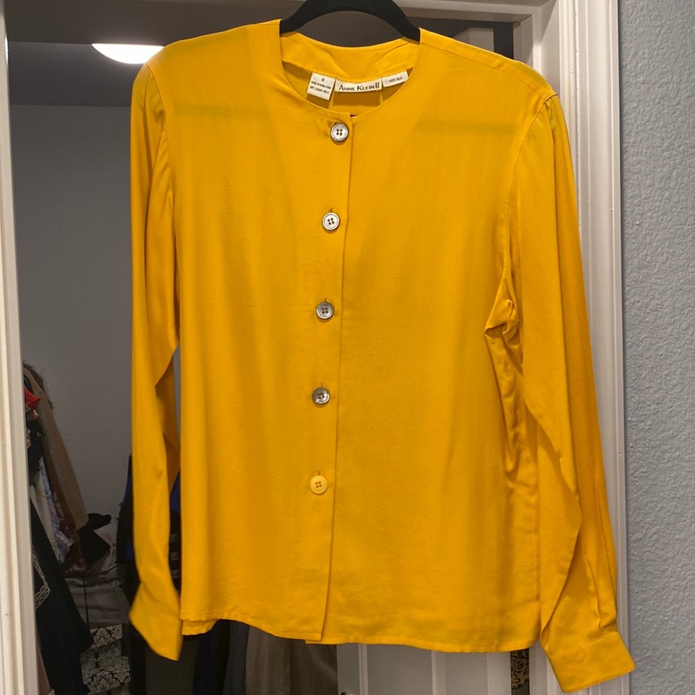 Anne Klein Silk Blouse